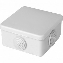 Коробка разветвительная STEKKER 250/380В, 10А, IP44, 4 ввода, белая EBX10-24-44