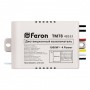 Выключатель дистанционный Feron TM78 4-х канальный 4х1000W 30м с пультом управления, черный серебро - 