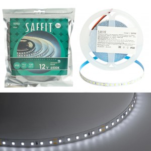 Светодиодная лента SAFFIT SST02 12V 9,6W/м 5м 120SMD(2835)/м IP20 холодный свет (6500K) Светодиодная лента SAFFIT SST02 12V 9,6W/м 5м 120SMD(2835)/м IP20 холодный свет (6500K)