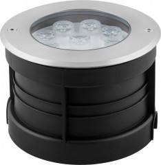 Светодиодный светильник тротуарный (грунтовый) Feron SP4113 9W многоцветный (RGB) 230V IP67 артикул: 32020