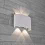Светодиодный уличный настенный светильник Feron Нью-Йорк DH701 4х1W теплый свет (3000К) белый - 