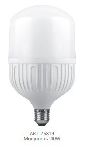 Лампа светодиодная Feron LB-65 E27 40W 4000K 