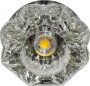 Светильник потолочный 10W  220V/50Hz 600Lm 3000K прозрачный, хром, JD90 Feron, артикул: 27835 - 