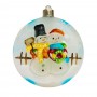 Новогоднее украшение "Шар со снеговиком, LT050 Feron, артикул: 26901 - 