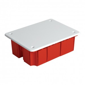 Коробка монтажная STEKKER для сплошных стен с крышкой 120х92х45мм, красный EBX30-01-1-20-120 (GE41008) Коробка монтажная STEKKER для сплошных стен с крышкой 120х92х45мм, красный EBX30-01-1-20-120 (GE41008)