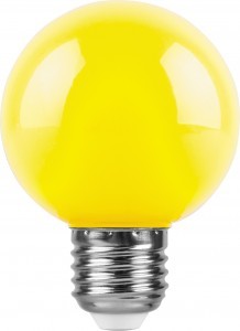 Лампа светодиодная Feron LB-371 Шар E27 3W желтый Лампа светодиодная Feron LB-371 Шар E27 3W желтый