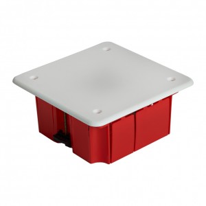 Коробка монтажная STEKKER для полых стен с крышкой 92х92х45мм, красный EBX30-02-1-20-92 (GE41022) Коробка монтажная STEKKER для полых стен с крышкой 92х92х45мм, красный EBX30-02-1-20-92 (GE41022)