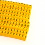 Кабель-маркеры наборные 0-9 STEKKER CBMR40-S1 для провода сечением до 6мм2, желтый (10 отрезков по 30 шт) - 