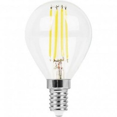 Лампа светодиодная Feron LB-515 шарик G45 E14 15W теплый свет (2700K)