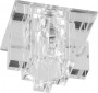 Светильник потолочный JCD9 35W G9  cо встроенными светодиодами RGB 2,5W прозрачный, прозрачный,1525 Feron, артикул: 27796 - 
