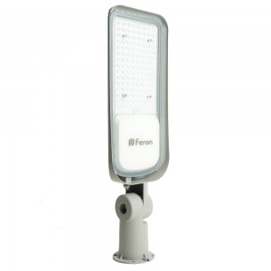 Светодиодный уличный консольный светильник Feron SP3060 80W холодный свет (6400K), серый Светодиодный уличный консольный светильник Feron SP3060 80W холодный свет (6400K), серый