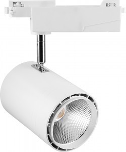 Светодиодный светильник Feron AL104 трековый на шинопровод 50W дневной свет (4000К), 35 градусов, белый Светодиодный светильник Feron AL104 трековый на шинопровод 50W дневной свет (4000К), 35 градусов, белый