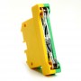 Зажим наборный изолированный винтовой STEKKER LD551-4-60 ЗНИ-4 (JXB 6), желто-зеленый, 50 шт - 