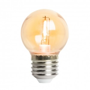 Лампа светодиодная Feron LB-383 E27 2W шарик G45 оранжевый Лампа светодиодная Feron LB-383 E27 2W шарик G45 оранжевый