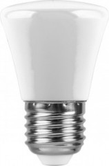 Лампа светодиодная Feron LB-372 Колокольчик матовый E27 1W холодный свет (6400К)