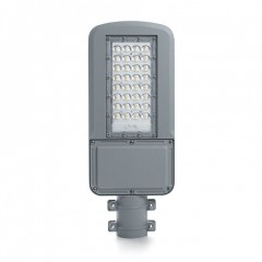 Светодиодный уличный консольный светильник 50W Feron SP3040 дневной свет (5000K), серый