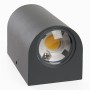 Светильник уличный светодиодный Feron DH053 Бостон на стену 2х5W теплый свет (3000K) серый - 