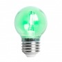 Лампа светодиодная Feron LB-383 E27 2W шарик G45 зеленый - 