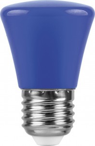 Лампа светодиодная Feron LB-372 Колокольчик E27 1W синий Лампа светодиодная Feron LB-372 Колокольчик E27 1W синий