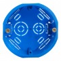 Подрозетник STEKKER EBX20-01-2 для сплошных стен, синий 200шт - 