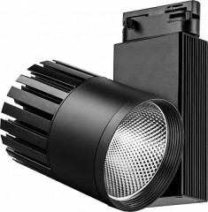 Светодиодный светильник Feron AL105 трековый на шинопровод 30W дневной свет (4000К), 35 градусов, черный