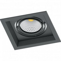 Светодиодный светильник Feron AL201 карданный 1x12W дневной свет (4000К) 35 градусов, черный