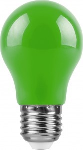 Лампа светодиодная Feron LB-375 E27 3W зеленый Лампа светодиодная Feron LB-375 E27 3W зеленый