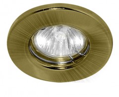 Светильник потолочный, MR16 G5.3 античное золото, DL10 Feron, артикул: 15206