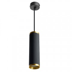 Подвесной светильник Feron ML1908 Gatsby под лампу GU10 MR16, черный, античное золото