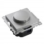 Выключатель диммирующий (механизм) STEKKER GLS10-7106-03 250В 500W серия Катрин, серебро - 
