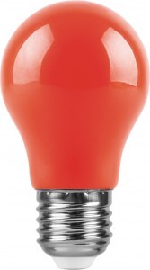Лампа светодиодная Feron LB-375 E27 3W красный Лампа светодиодная Feron LB-375 E27 3W красный