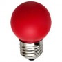 Лампа светодиодная, 5LED(1W) 230V E27 красный, LB-37 Feron, артикул: 25116 - 