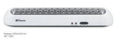 Светильник аккумуляторный, 30 LED AC/DC (литий-ионная батарея), белый, EL20 Feron, артикул: 12901