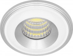 Встраиваемый светодиодный светильник LN003, 3W, 210 Lm, 4000К, белый + хром Feron, артикул: 28776