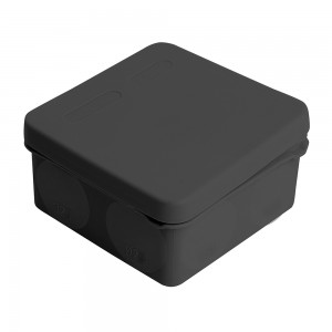 Коробка разветвительная STEKKER EBX40-38-67 8 вводов, 2-х компонентная IP67, черная Коробка разветвительная STEKKER EBX40-38-67 8 вводов, 2-х компонентная IP67, черная